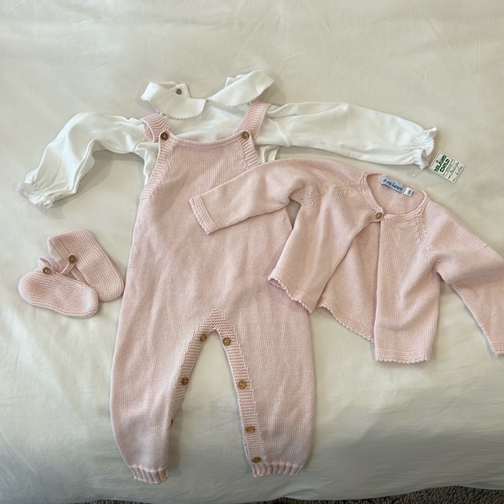 4 piece 6-9 month girls jumper set